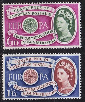 England GREAT Britain [1960] MiNr 0341-42 ( * */mnh ) CEPT