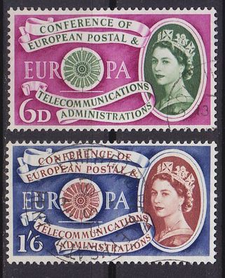 England GREAT Britain [1960] MiNr 0341-42 ( O/used ) [01] CEPT schön