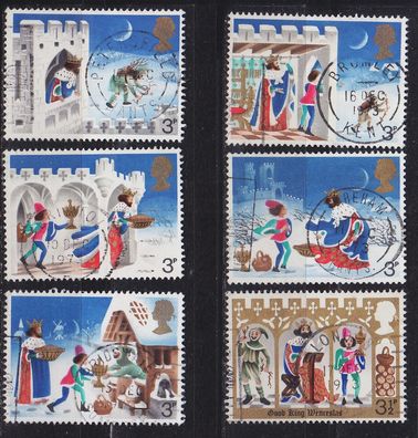 England GREAT Britain [1973] MiNr 0639-44 ( O/used ) schön