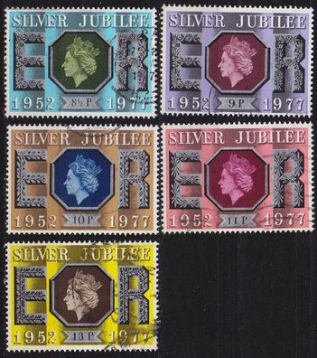 England GREAT Britain [1977] MiNr 0739-43 ( O/used )