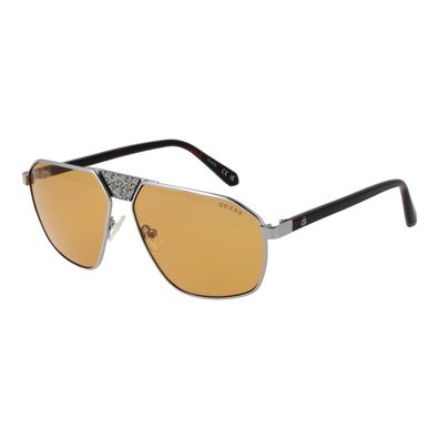 Guess Sonnenbrille GU00086 08E 59 Herren Silber