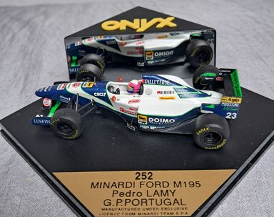 Minardi Ford M195 Formel 1 Portugal , 23 Pedro Lamy, Onyx