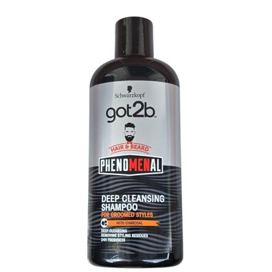 Schwarzkopf Got2b/Deep Cleansing Shampoo "Hair&Beard"250ml/Haarpflege/Bartpflege