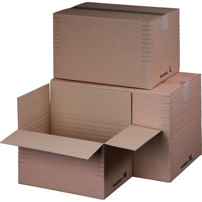 Automatikboden Box | Versandkarton | Faltschachtel | Selbstklebend | Karton