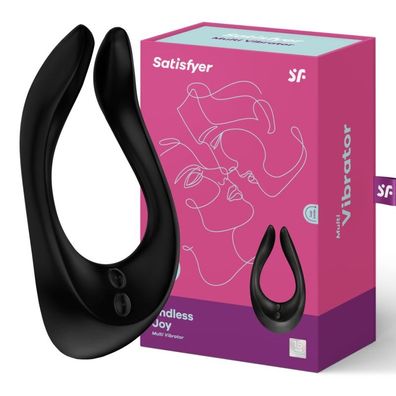 Satisfyer - Vibrator Partner Multifun 2 Schwarz Auflegevibrator Druckwellen