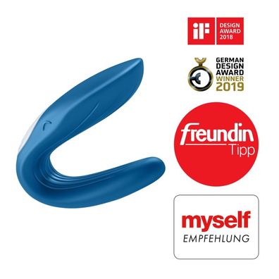 Satisfyer - Partner Vibrator Toy Whale Dildo G Punkt Auflegevibrator G-Punkt