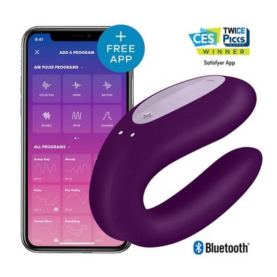 Satisfyer - Vibrator Paare G-Punkt Double Joy mit App G Punkt Dildo SexToys