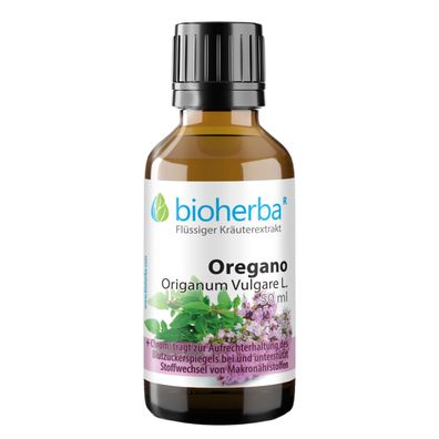 Bioherba Oregano Origanum vulgare L. Tropfen Tinktur