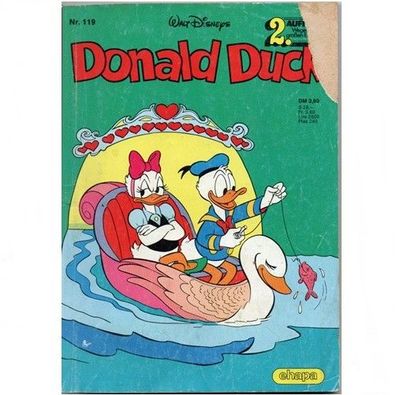 Donald Duck Taschenbuch Nr.119 Walt Disney 96 Seiten 2 Auflage von 1986 Ehapa Verlag