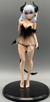 Anime/Manga-PVC Figur-Sexy Succubus-hübsches Mädchen-mit weißem Haar-ca. 23cm