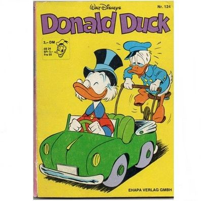 Donald Duck Taschenbuch Nr. 124 von 1980 Walt Disney 96 Seiten Ehapa Verlag