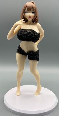 Anime/Hentai-PVC Figur-sexy Frau mit großer Brust-braune Haare-ca.22cm
