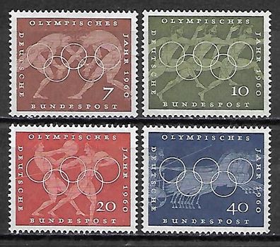 BRD postfrisch Michel-Nummer 332-335