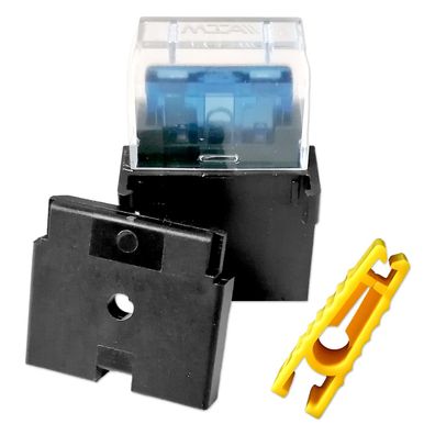 MTA UniVAL Sicherungshalter 32V 32A mit Halteplatte & Sicherungszange für Auto