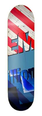 Emillion Skateboard Deck Divide 8'0
