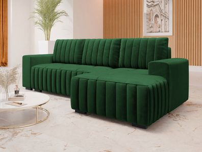 Ecksofa Tukya Eckcouch Polsterecke Polstersofa Sofagarnitur Schlaffunktion Bettkasten