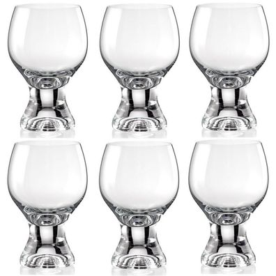 Weißweingläser Kristallglas Gina klar 230 ml 6er Set Kristallglas Bohemia Crystalex