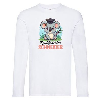 Koalifizierter Schneider | Beruf Schneiderei Long Sleeve Weiß
