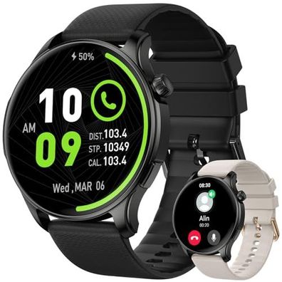 Smartwatch Herren Damen Fitnessuhr Armbanduhr