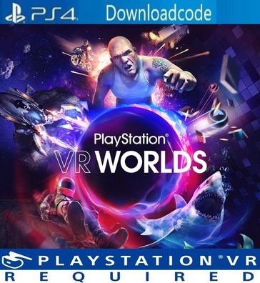 NEU für Playstation PS4 PSN Spiel PlayStation VR Worlds Game Key Download Code