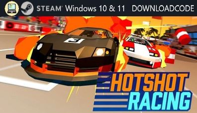 NEU PC Computer Spiel Hotshot Racing für Windows 10 11 STEAM Download Code Key