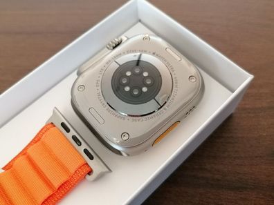 Apple Watch Ultra Titan Cellular Smartwatch Armband Alpine Loop Orange 3 Jahre Gewähr