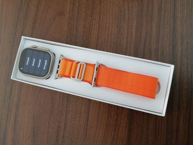 Apple Watch Ultra Titan GPS Cellular Smartwatch Alpine Loop Orange 3 Jahre Gewähr