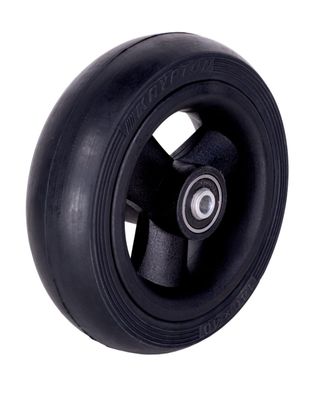 Rollstuhl Vorderrad 140x40 Schwarz Reifen pannensicher Vollgummi Lenkräder MPB