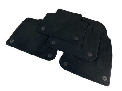 Original VW Fußmatten Velours soul schwarz Touareg 3 CR Teppich Textil Stoff OEM