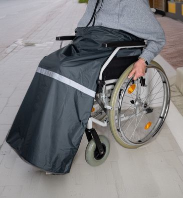 MPB Beindecke Rollstuhl Regenschutz abnehmbares Innenfutter Fußsack Schlupfsack