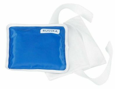 Russka Kalt Warm Kompresse mit Klettbänder Kühlkissen 15x15 cm Gel Kühl Bezug