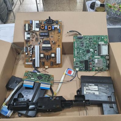 LG 60 LB 561V -ZC mainboard & Netzteil & T-Coonboard gebraucht innen leben