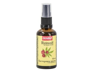 Rizinusöl mit Henna Extrakt Castor Öl Gesichtspflege Haare Nägel Öl 50 ml