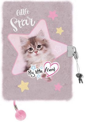 Plüschtagebuch, Tagebuch für Kinder, Katze