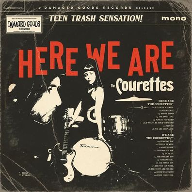 The Courettes: Here We Are The Courettes - 375 Media - (CD / H)
