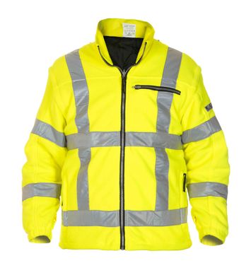 Hydrowear High Visibility Fleecejacke Franeker-EN ISO 20471 Abzipbare Ärmel