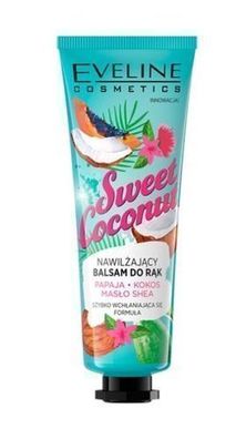 Eveline Feuchtigkeitsspendende Handcreme 50 ml mit Papaya, Kokosnuss und Sheabutter