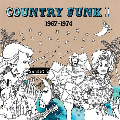 Various: Country Funk Volume Ii 1967-1974 - 375 Media - (CD / C)