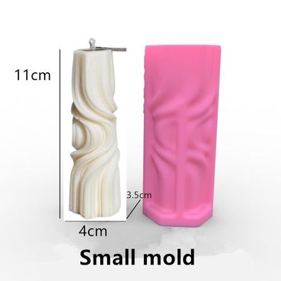 Klassische römische Säule Kerze Silikonform DIY aromatische Seife Kerze machen Harz S