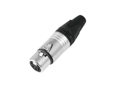 Neutrik XLR 5P Connector - female - Neutrik XX Silberkontakte - Nickelgehäuse