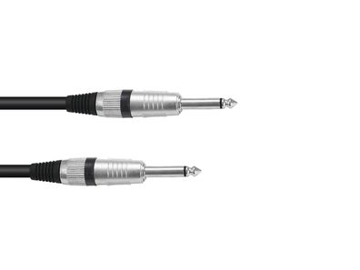 Omnitronic Klinkenkabel 6,3 mono 1,5m sw ROAD