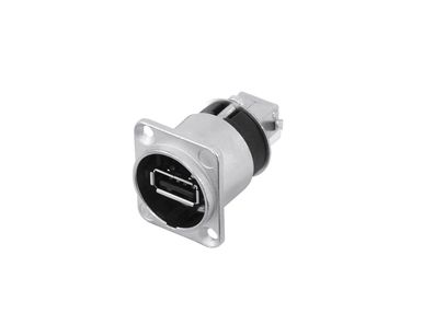 Neutrik USB D-size Nickelgehäuse