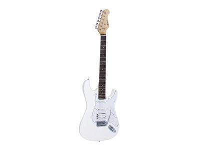 Dimavery ST-312 E-Gitarre, weiß