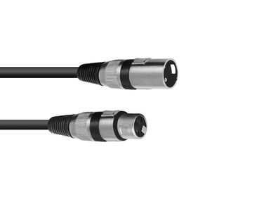 Omnitronic XLR Kabel 3pol 5m sw