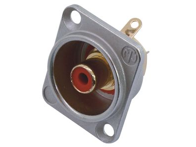 Neutrik Cinch Einbaubuchse rt NF2D2