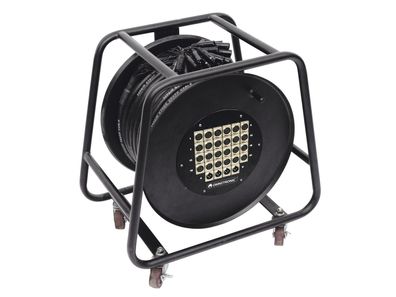 Omnitronic Multicore Stagebox 24/4 30m Trommel