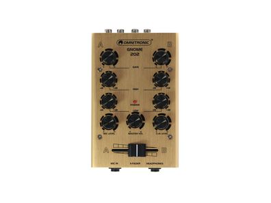 Omnitronic GNOME-202 Mini-Mixer gold
