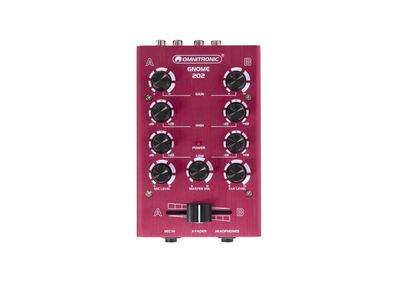 Omnitronic GNOME-202 Mini-Mixer rot