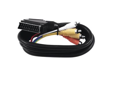 Omnitronic Adapterkabel Scart/6xCinch 1,5m