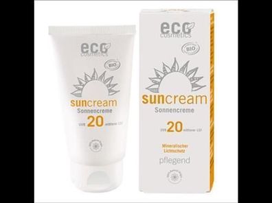 eco cosmetics Sonnencreme LSF 20 mit Sanddorn und Olive 75ml